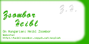 zsombor heibl business card